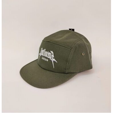 Outlawz Tattoo / 5 Panel Cap / Olive