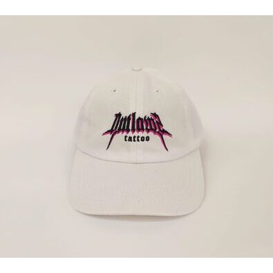 Outlawz Tattoo / 6 Panel Cap / White