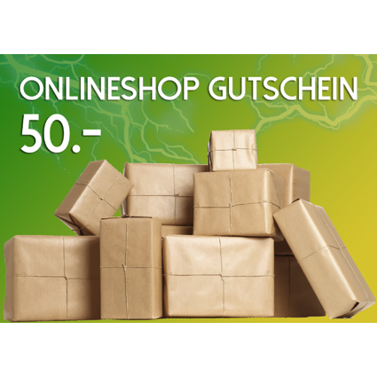 ONLINE SHOP Gutschein 50 Fr.